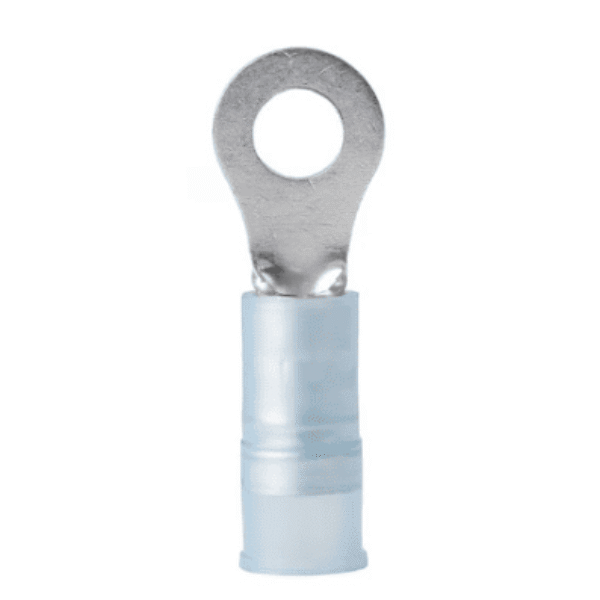 16-14 AWG #8 EYELET NYLON RING TERMINAL - B53708