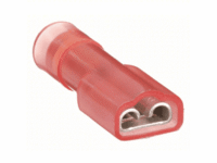 22-18 AWG .250 FEMALE QUICK DISCONNECT, NYLON - RED - AA2261