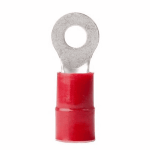 8 GAUGE #10 EYELET PVC INSULATED RING TERMINAL - D65010