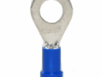 16-14 AWG 1/4" EYELET PVC INSULATED RING TERMINAL - B22514
