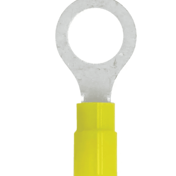 12-10 AWG 3/8" EYELET PVC INSULATED RING TERMINAL - C24038