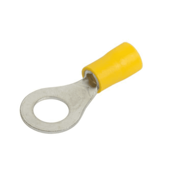 12-10 AWG 5/16" EYELET PVC INSULATED RING TERMINAL - C24056
