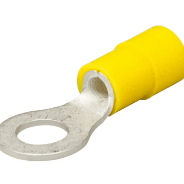 12-10 AWG 1/4" EYELET NYLON RING TERMINAL - C53014