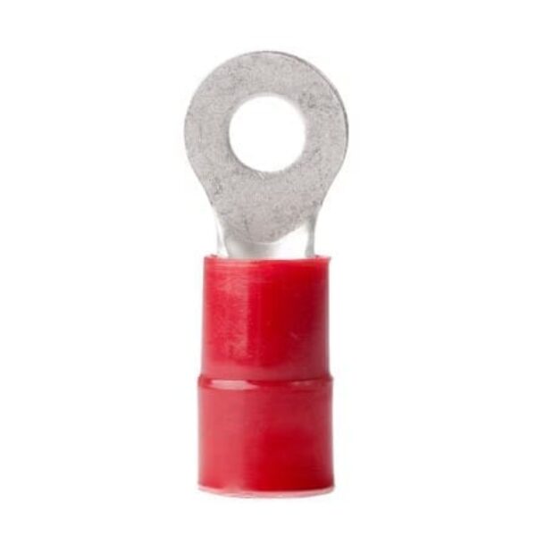 8 GAUGE #10 EYELET PVC INSULATED RING TERMINAL - D65010