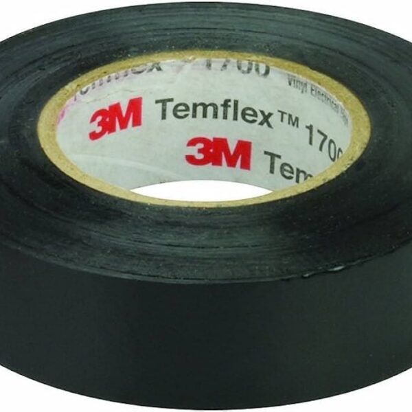 TEMPFLEX 3M ELECTRICAL TAPE 3/4" X 60' BLACK - 17003M