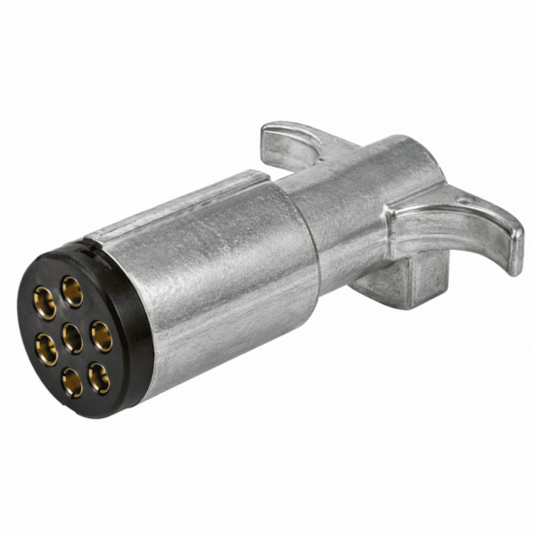 Pollak 11-604 6-Way Round Trailer-End Plug – 11604