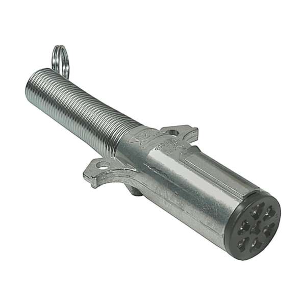 7 Pole Pollak HD Die Cast Plug with Cable Guard 11702