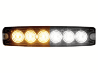 Buyers Products 5.14" Ultra-Thin Surface Mount 6-LED Strobe Light – 12–24V – BUY8892202