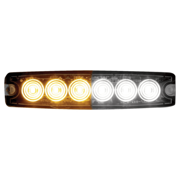 Buyers Products 5.14" Ultra-Thin Surface Mount 6-LED Strobe Light – 12–24V – BUY8892202