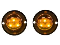 Buyers Products Hidden Bolt-On 6-LED Amber Strobe Light Kit with In-Line Flashers – BUY8891216