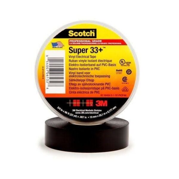 Super 33+ Electrical Tape – 3M Scotch® Vinyl 33+