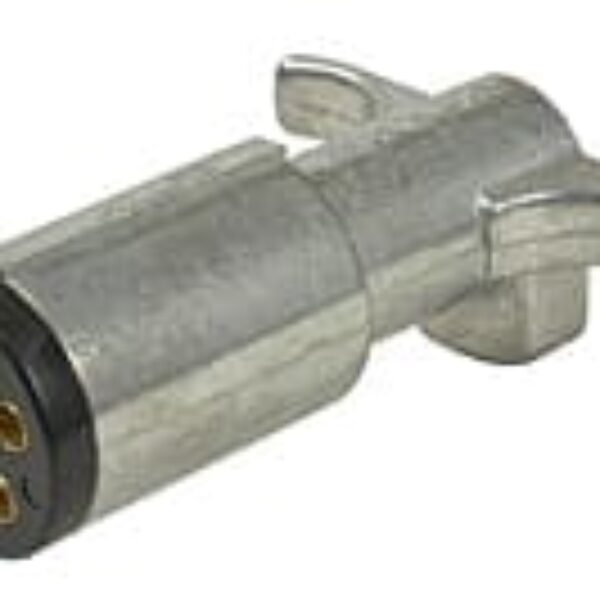 6 POLE-6WAY PLUG -WITH CABLE GUARD-TRAILER END -11605