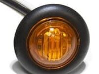 PETERSON SINGLE DIODE LED 3/4" PC RATED CLEARANCE AND SIDE MARKER LIGHT AMBER PM181A