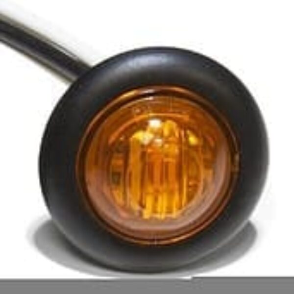 PETERSON SINGLE DIODE LED 3/4" PC RATED CLEARANCE AND SIDE MARKER LIGHT AMBER PM181A
