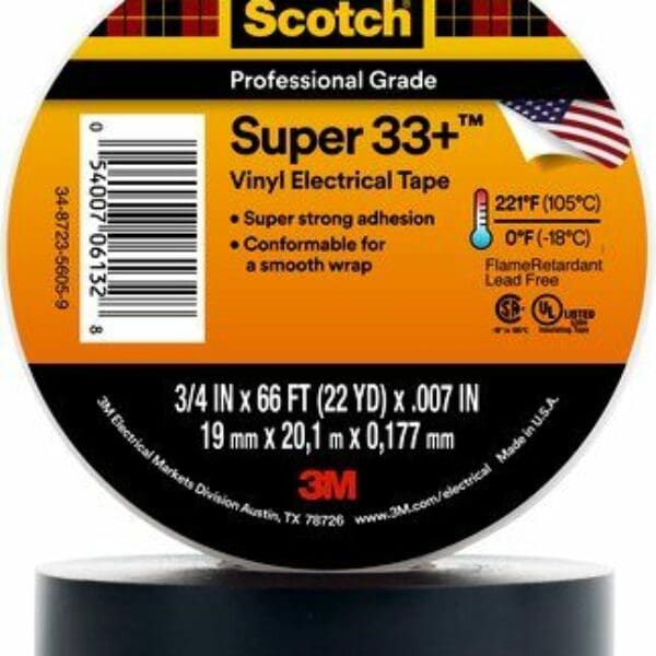 3M Super 33+ Scotch® Vinyl Electrical Tape - 33+