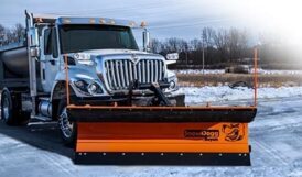 SnowDogg® Snow Plow on a municipal truck