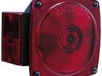 PETERSON INCANDESCENT STOP, TURN AND TAIL LIGHT UNDER 80" COMBO FOR REAR WITH LICENSE LIGHT PM440L