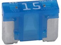 MINI LOW PROFILE 15 AMP BLADE FUSE - BUSSMANN-BLUE -5 PACK-ATM155LPPK