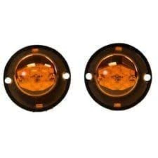 BUYERS HIDDEN BOLT ON 6 LED STROBE KIT IN AMBER WITH IN-LINE FLASHERS BUY8891216