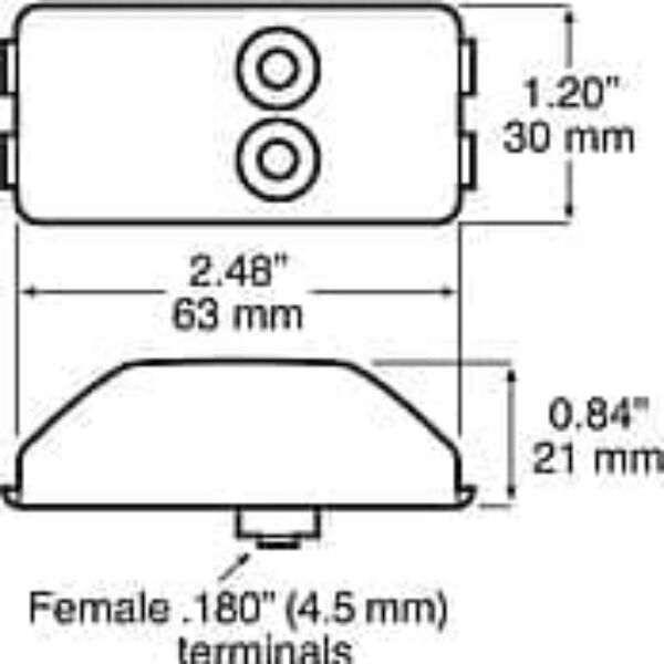 PETERSON INCANDESCENT LICENSE PLATE/UTILITY LIGHT PM150C
