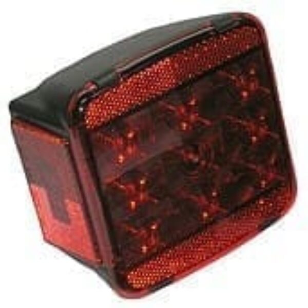 PETERSON STOP TURN AND TAIL LIGHT LEFT HAND SIDE WITH LICENSE PLATE LIGHT PMV840L