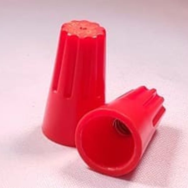 10-18 WGA TWIST ON WIRE CONNECTORS/NUTS -RED -TLR