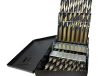 135˚ SPLIT POINT BLACK & GOLD MAGNUM SUPER PREMIUM 29 PC ULTRA DEX JOBBER LENGTH DRILL SET - STEEL CASE - SP29
