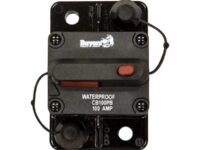 BUYERS 100 Amp Circuit Breaker With Manual Push-to-Trip Reset-CB185100