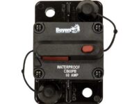 BUYERS 60 Amp Circuit Breaker With Manual Push-to-Trip Reset-CB18560